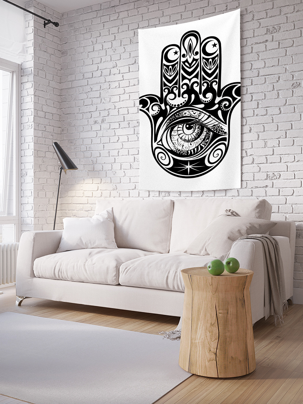 

Вертикальное фотопанно на стену JoyArty Всевидящая хамса 150x200 см, Всевидящая хамса