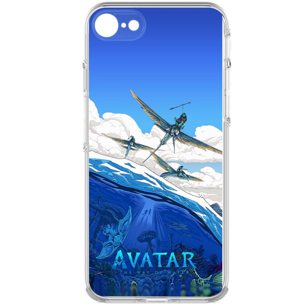 

Чехол-накладка кейс Аватар - Путь Воды для iPhone 7/8/SE 2020 с защитой камеры