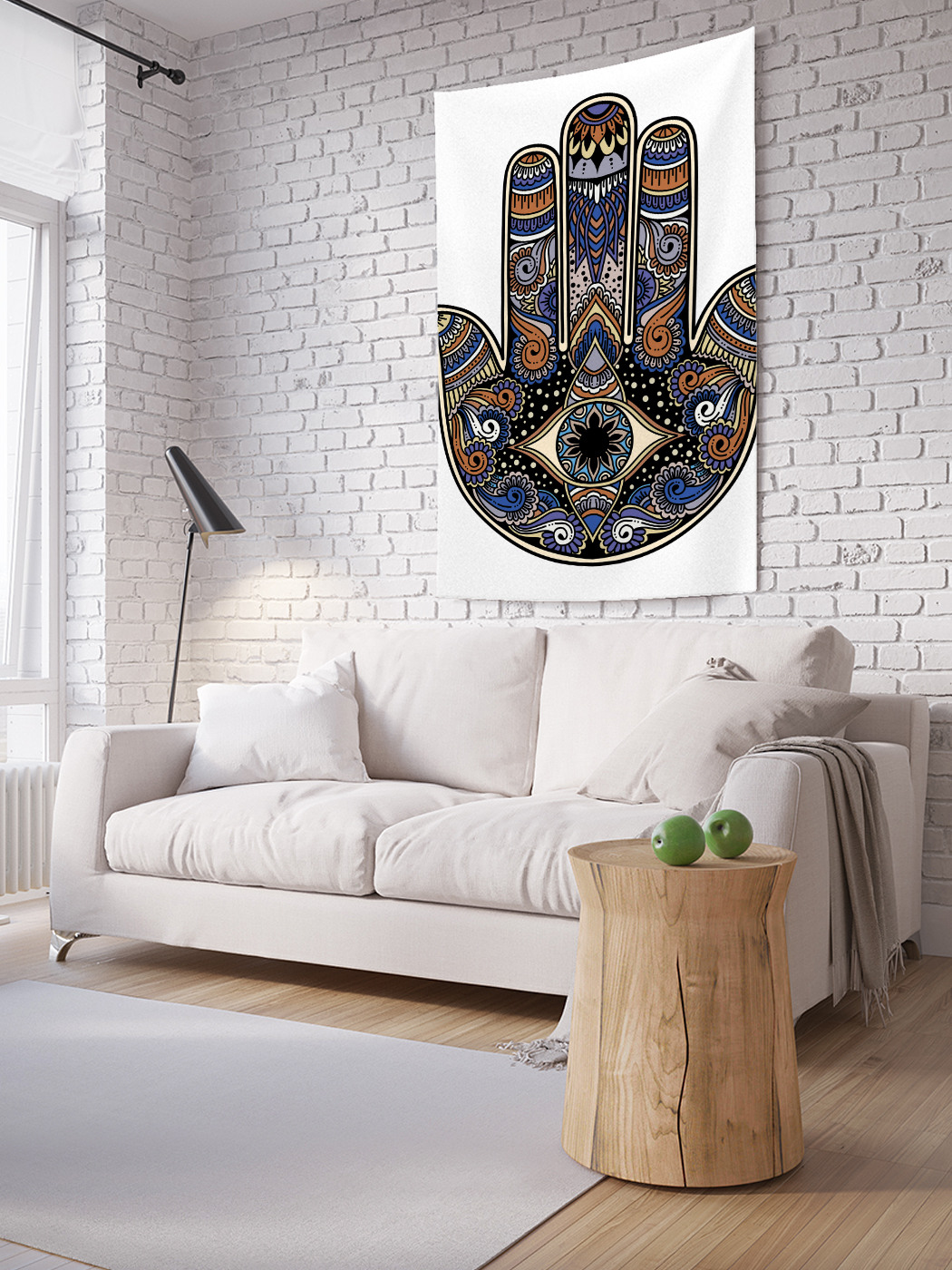 

Вертикальное фотопанно на стену JoyArty Хамса с глазом 150x200 см, Хамса с глазом