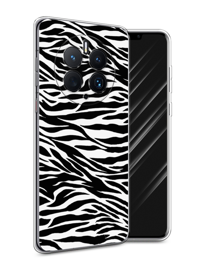 

Чехол Awog для Huawei Mate 50 Pro "Принт зебра", Белый;серый;черный, 6109950-7
