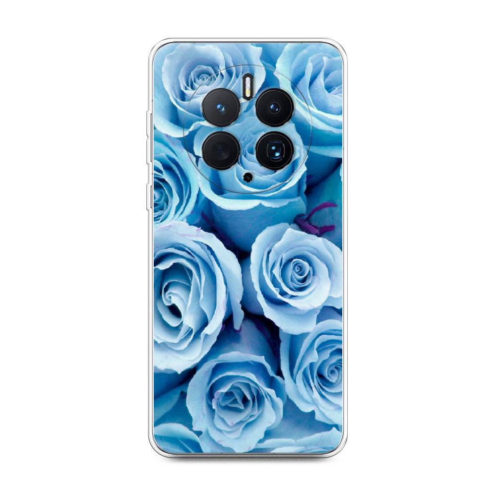 

Чехол Awog для Huawei Mate 50 Pro "Лазурные розы", Голубой, 6109950-8
