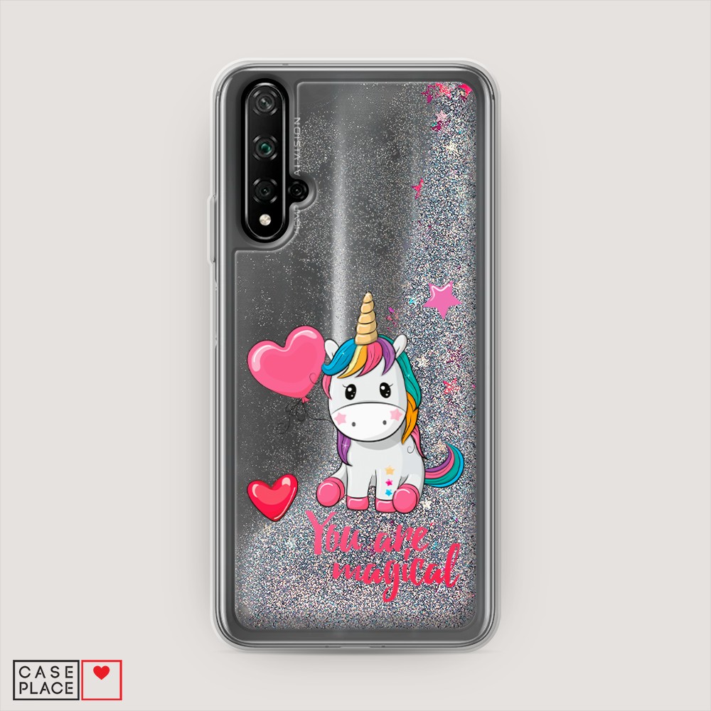 

Чехол Awog на Honor 20/Huawei Nova 5T "Волшебная единорожка", Разноцветный, 69591-1
