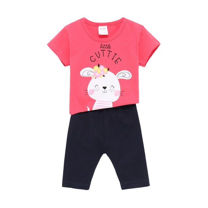 Комплект одежды BEBI BUM Sib 9629918, коралловый, 86