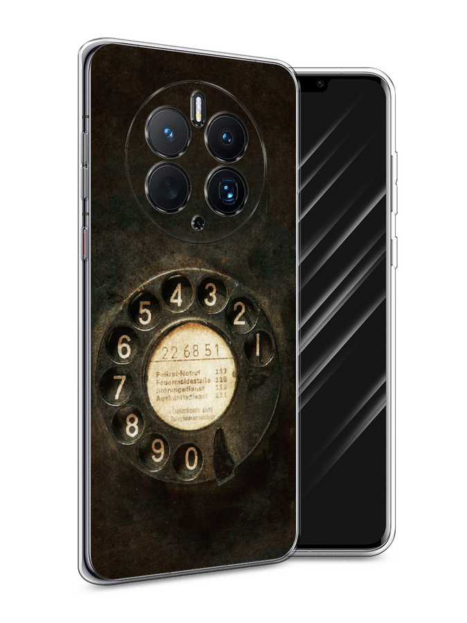 

Чехол Awog для Huawei Mate 50 Pro "Старинный телефон", Коричневый;бежевый;черный, 6109950-5