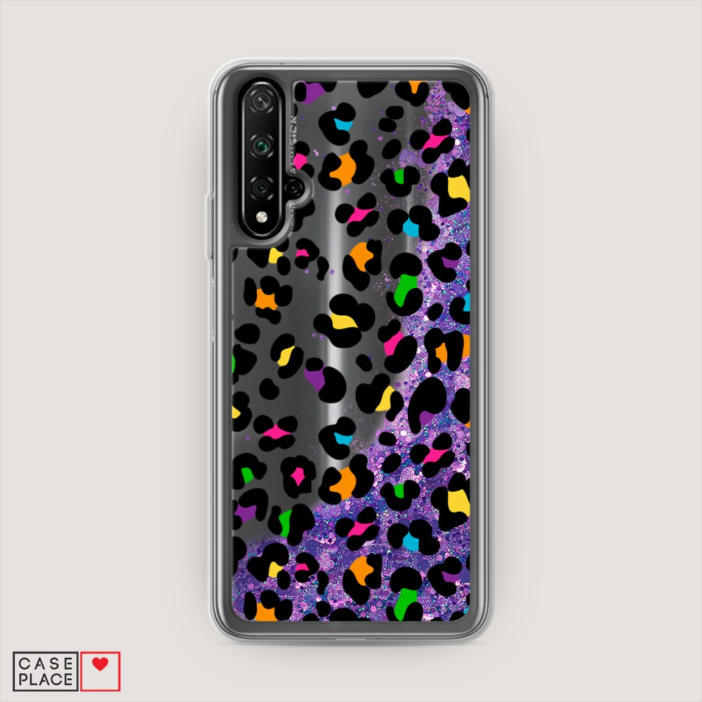 

Чехол Awog на Honor 20/Huawei Nova 5T "Яркий леопард", Разноцветный, 69592-1