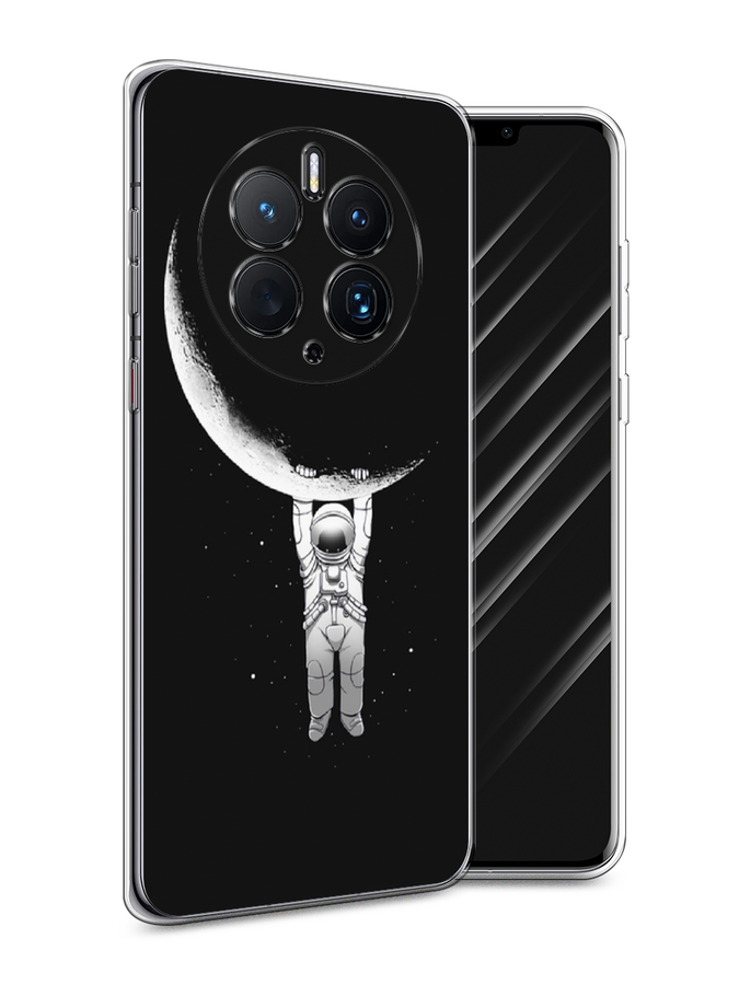 

Чехол Awog для Huawei Mate 50 Pro "Космонавт", Белый;черный, 6109950-4