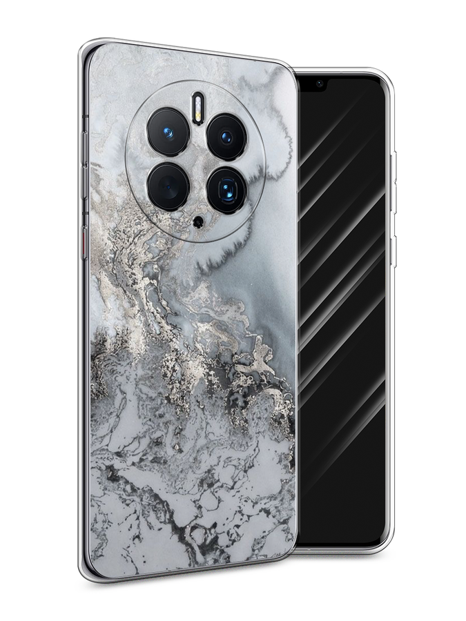 

Чехол Awog для Huawei Mate 50 Pro "Морозная лавина серая", Серый;серебристый, 6109950-3