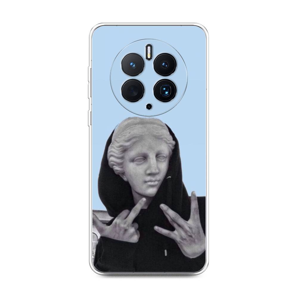 

Чехол Awog для Huawei Mate 50 Pro "SWAG статуя", Голубой, 6109950-9