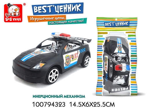 

Машинка "Полиция" инерц., Арт.100794323 110, Черный