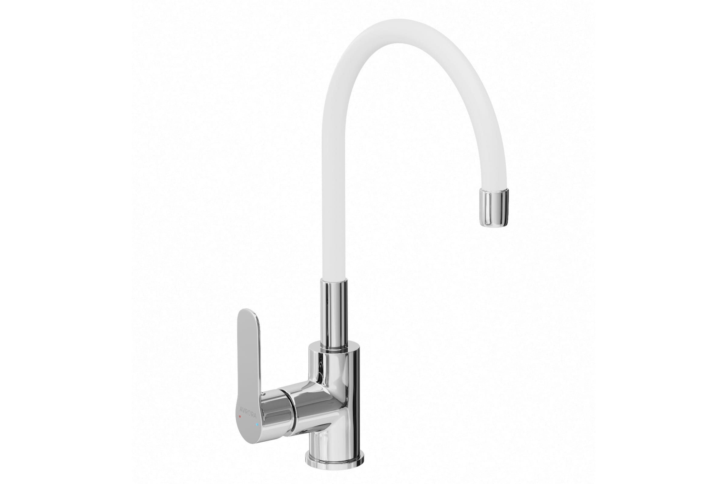 

Avrora Смеситель Avrora Kitchen AV9002W для кухни с гибким изливом белый