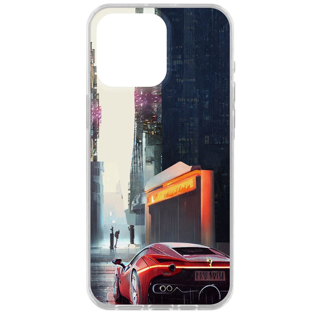

Чехол-накладка Case Сити для iPhone 15 Pro Max, Прозрачный