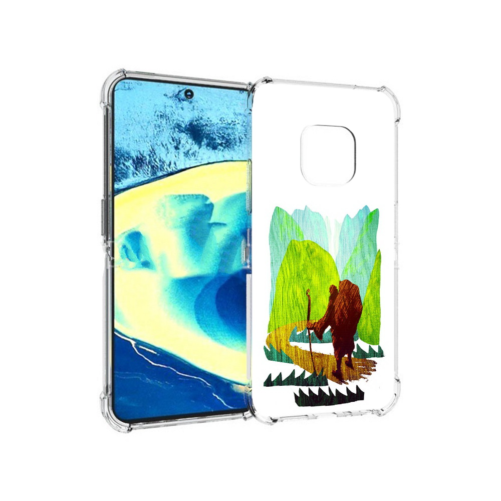 

Чехол MyPads Tocco для Nokia XR20 Лесная тропа (PT161671.111.106), Прозрачный, Tocco