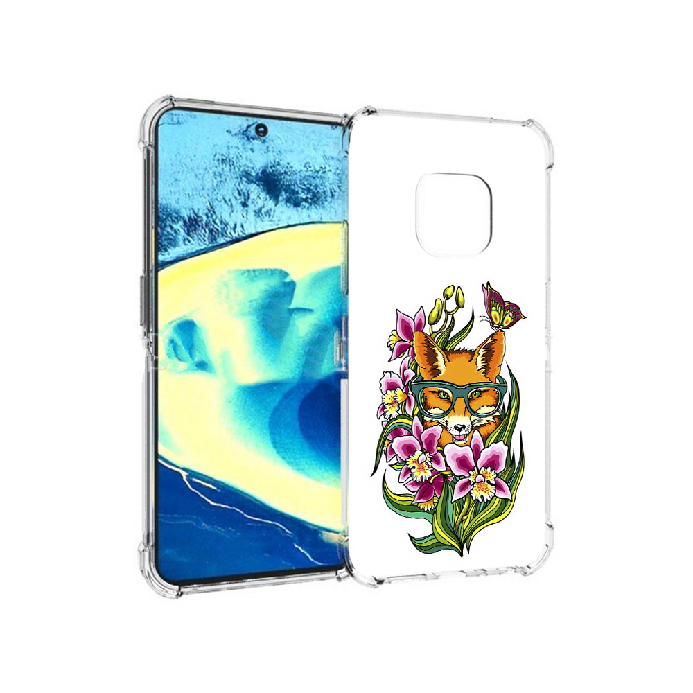 

Чехол MyPads Tocco для Nokia XR20 Лиса в цветах (PT161671.111.108), Прозрачный, Tocco