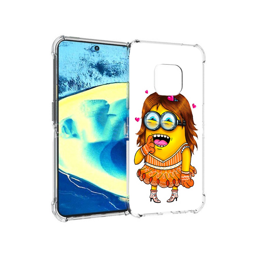 

Чехол MyPads Tocco для Nokia XR20 Миньон девочка (PT161671.111.116), Прозрачный, Tocco