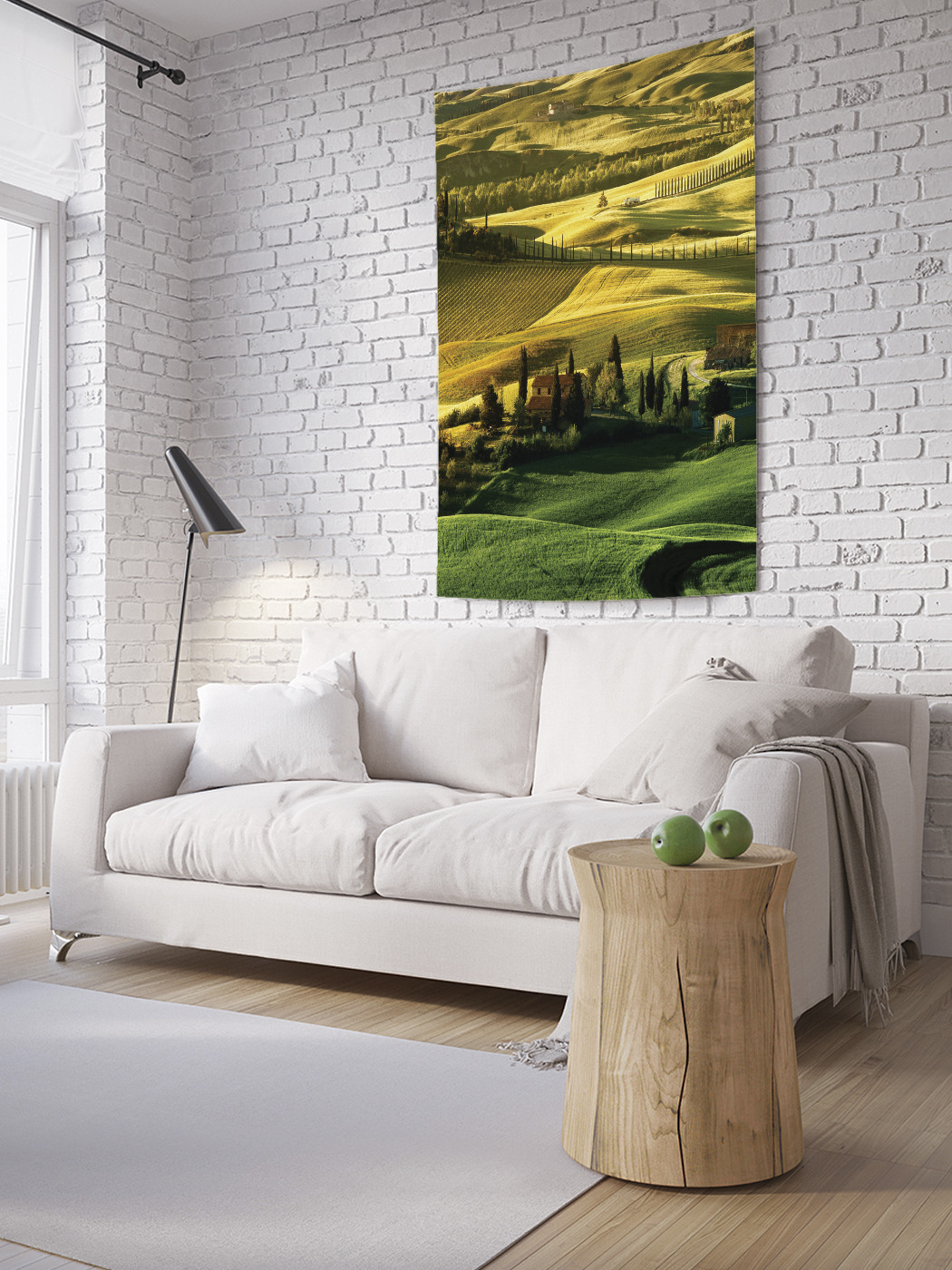 

Вертикальное фотопанно на стену JoyArty Холмистые поля 100x150 см, Холмистые поля