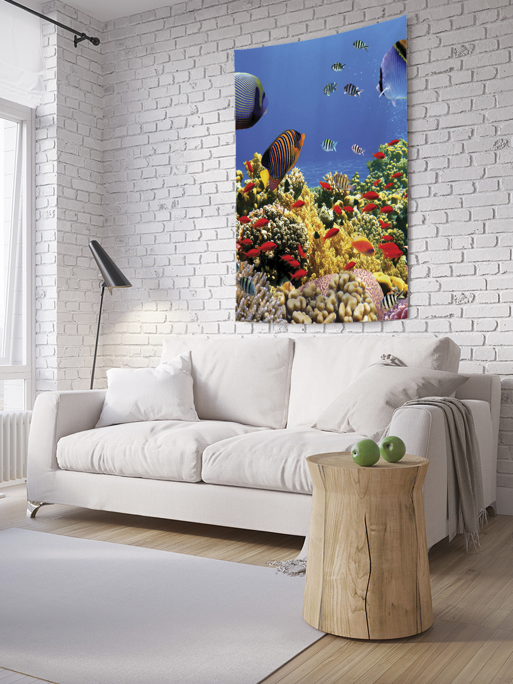 

Вертикальное фотопанно на стену JoyArty Рыбные холмы 100x150 см, Рыбные холмы