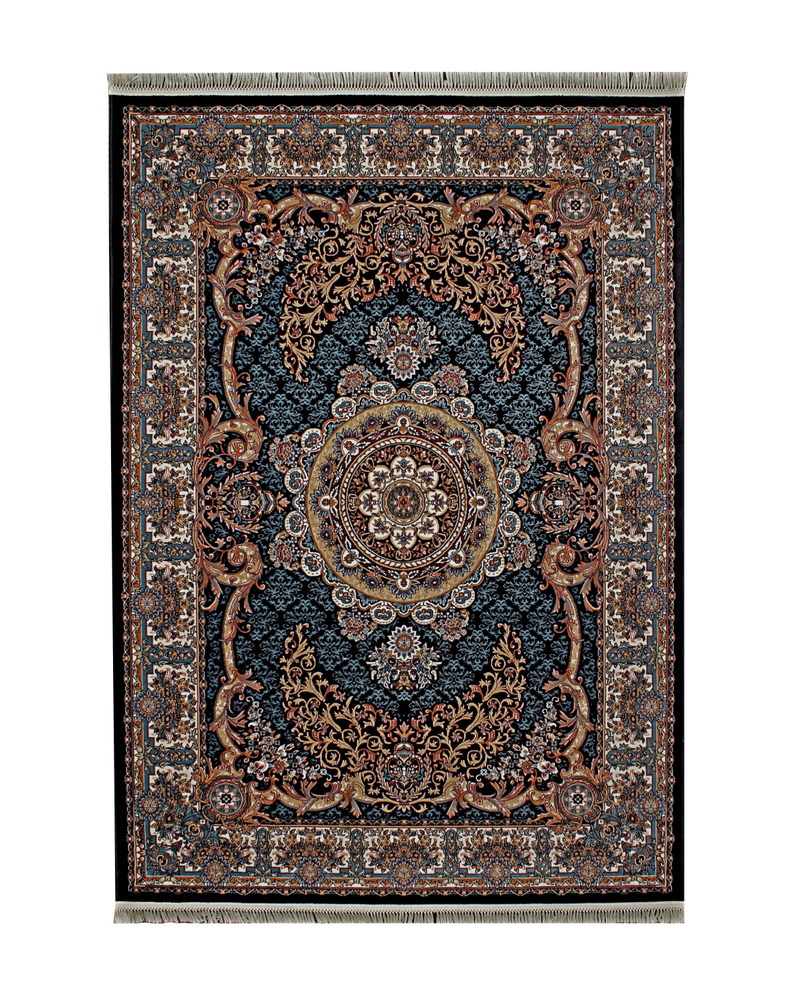 

Ковер Kitroom Plus Komsheh 200x285 прямоугольный темно-синий/бежевый D728