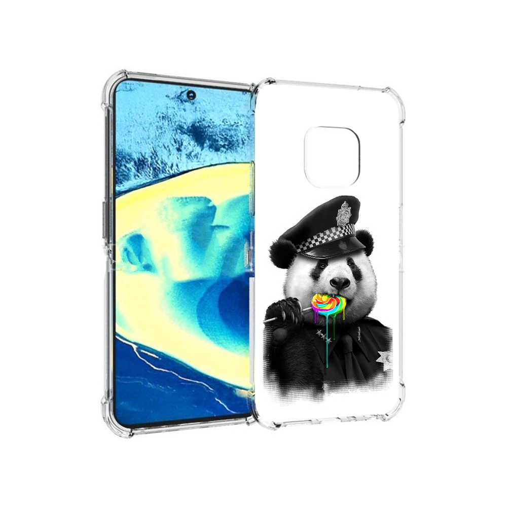 

Чехол MyPads Tocco для Nokia XR20 Панда полиция (PT161671.111.130), Прозрачный, Tocco