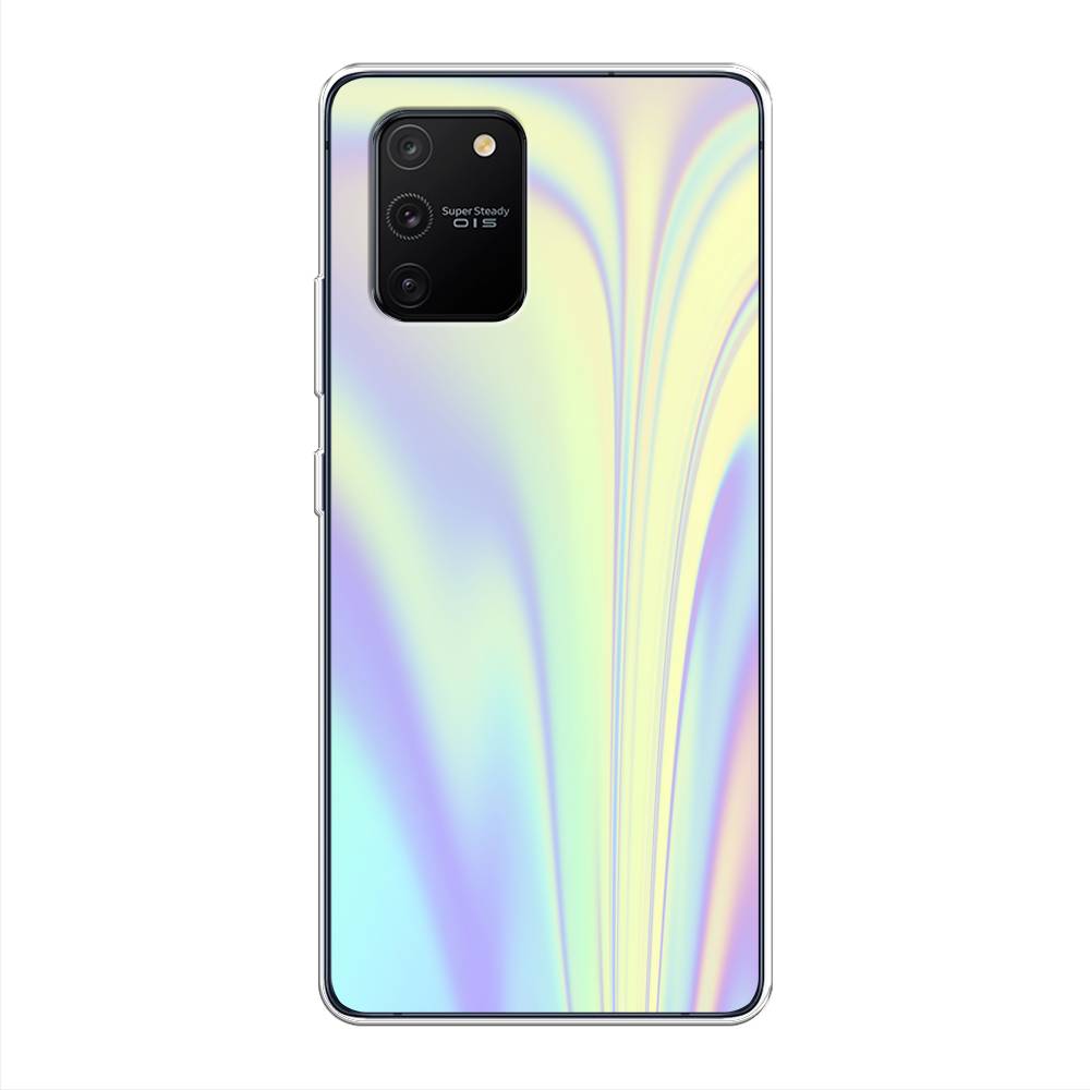 

Силиконовый чехол "Фиолетовая голограмма" на Samsung Galaxy A91, Фиолетовая голограмма
