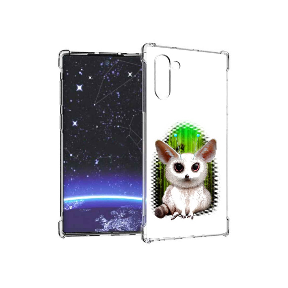 

Чехол MyPads Tocco для Samsung Galaxy Note 10 пушистое животное (PT135782.511.560), Прозрачный, Tocco