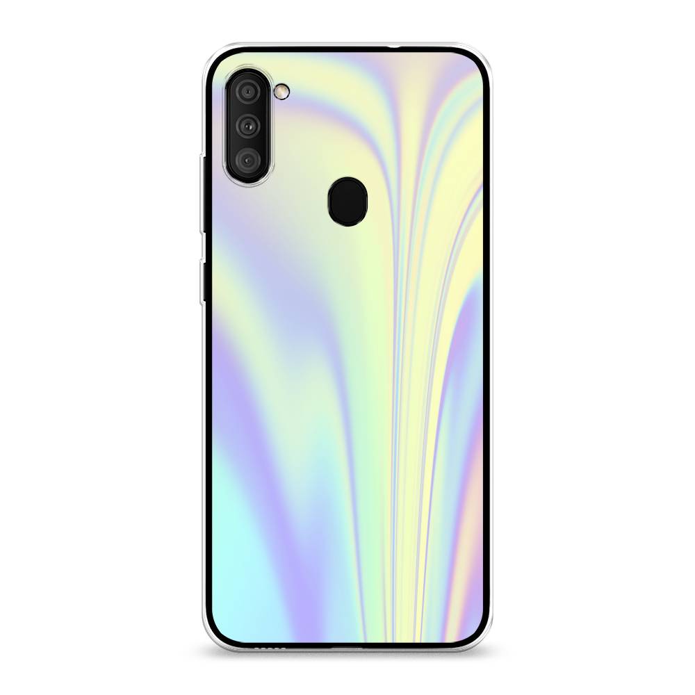 

Силиконовый чехол "Фиолетовая голограмма" на Samsung Galaxy M11, Фиолетовая голограмма
