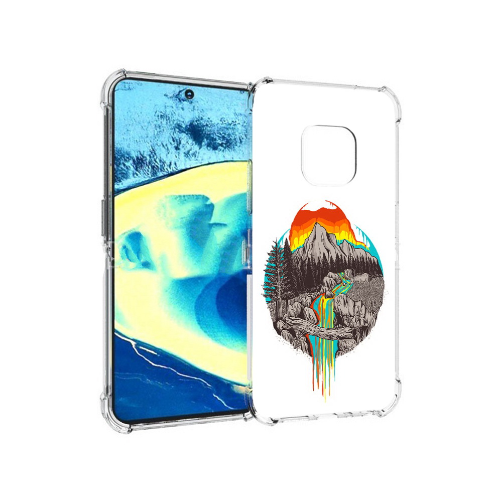 

Чехол MyPads Tocco для Nokia XR20 Радужный водопад (PT161671.111.144), Прозрачный, Tocco