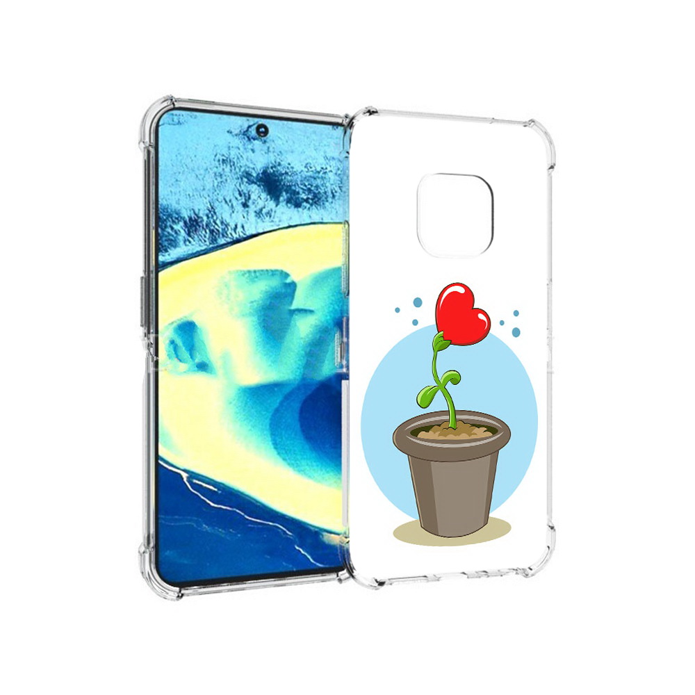 

Чехол MyPads Tocco для Nokia XR20 Растение любви 14 февраля (PT161671.111.145), Прозрачный, Tocco