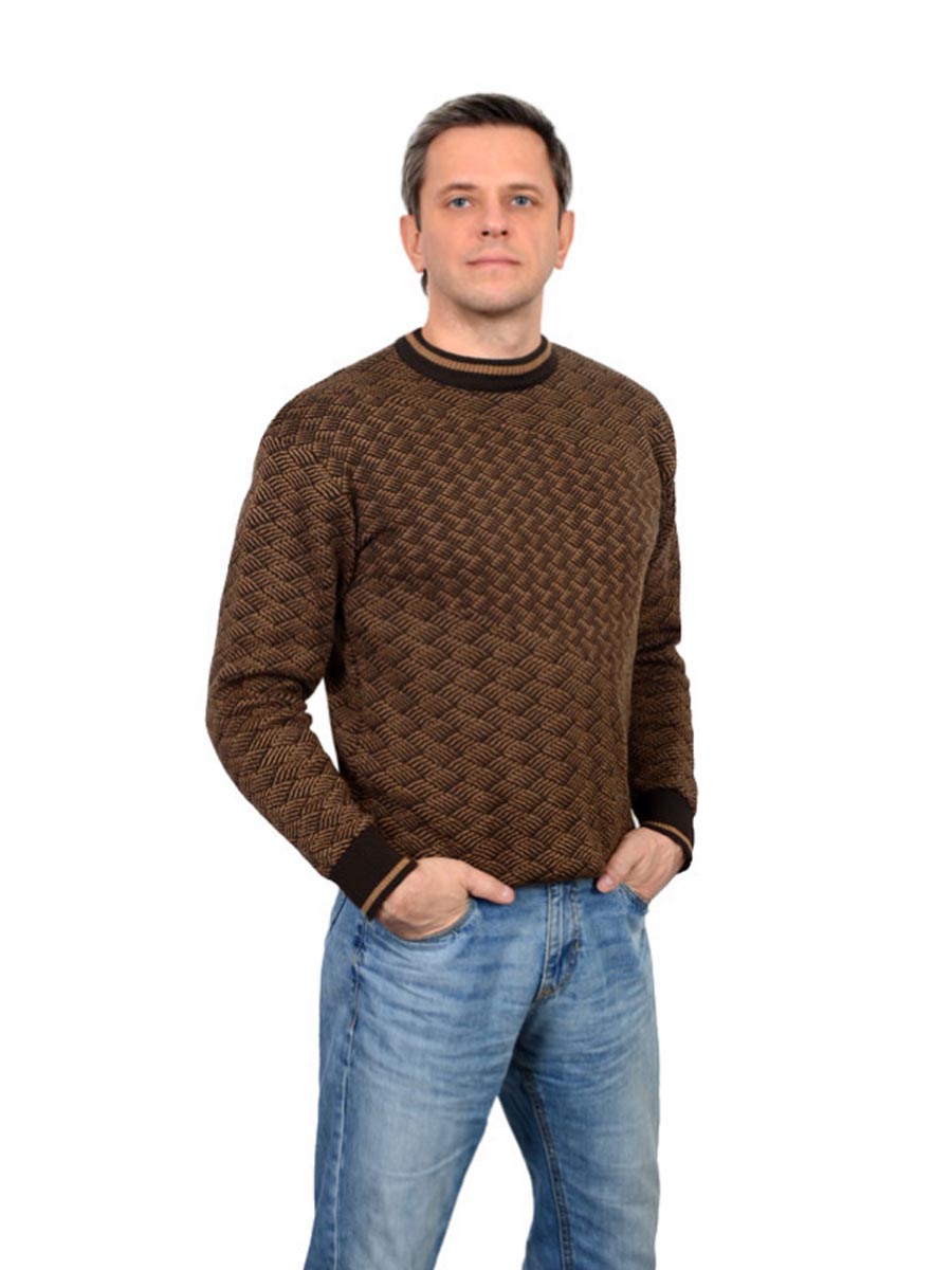 

Джемпер мужской Doctor 0406566 коричневый 54-56 RU, 0406566