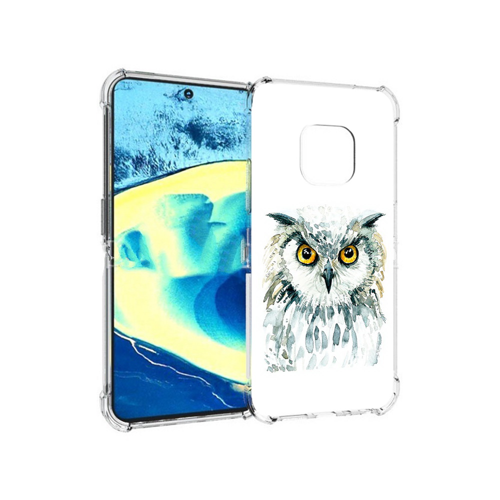 

Чехол MyPads Tocco для Nokia XR20 Серьезная сова (PT161671.111.156), Прозрачный, Tocco