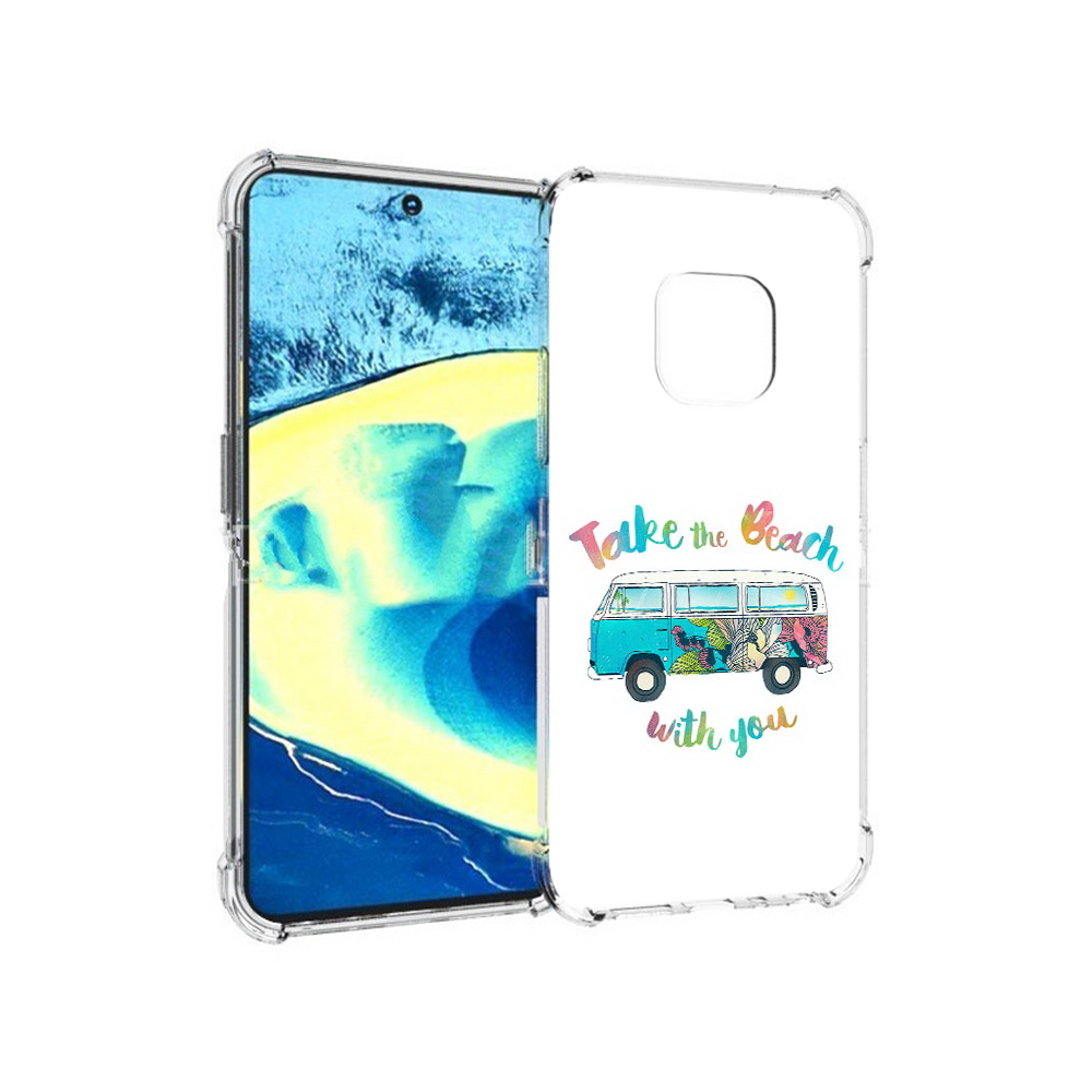 

Чехол MyPads Tocco для Nokia XR20 Хиппи автобус (PT161671.111.190), Прозрачный, Tocco