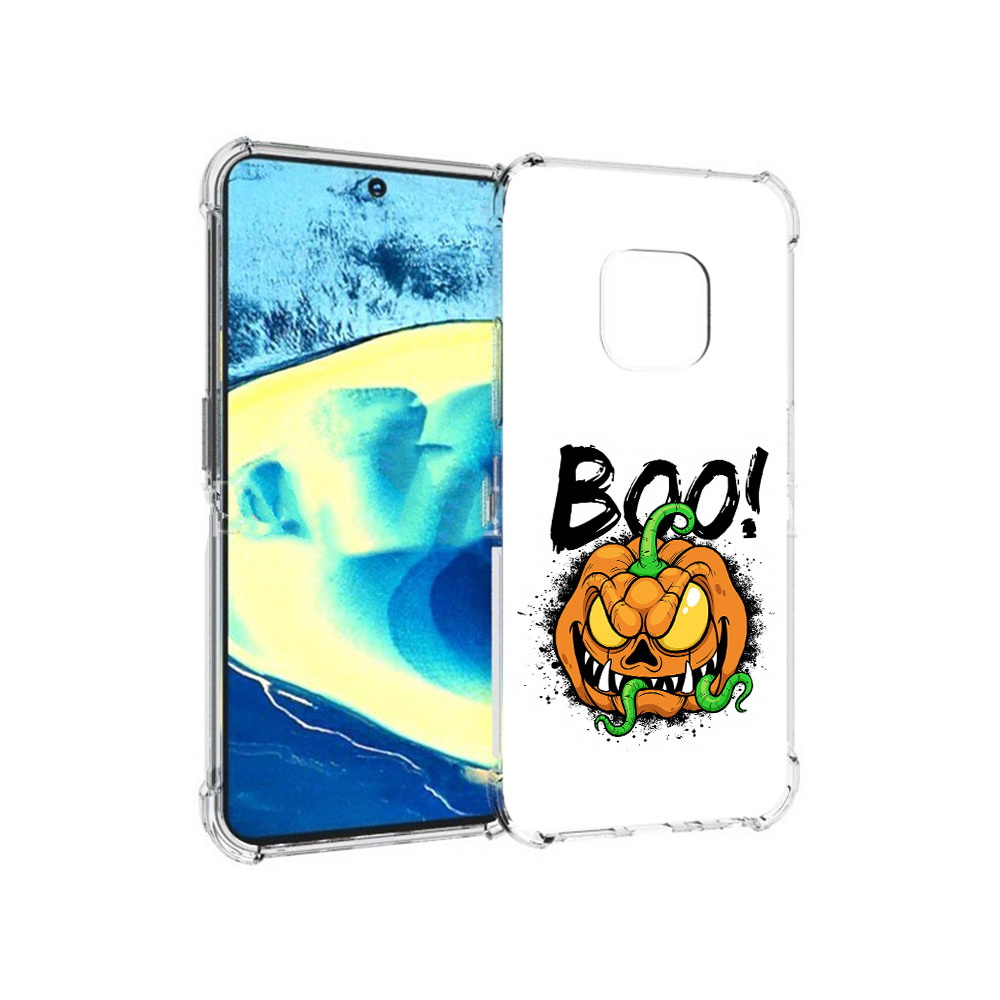 

Чехол MyPads Tocco для Nokia XR20 Хэллоуин бу (PT161671.111.193), Прозрачный, Tocco