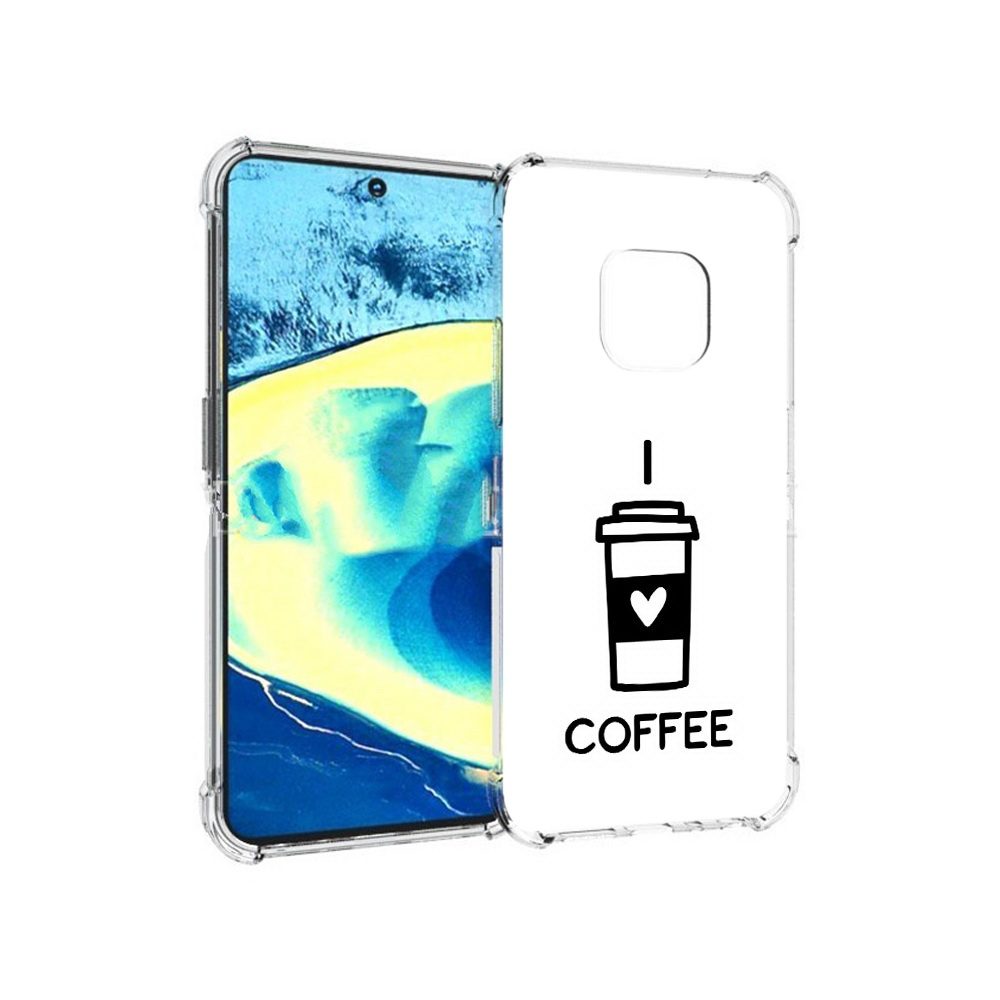 

Чехол MyPads Tocco для Nokia XR20 Я люблю кофе (PT161671.111.206), Прозрачный, Tocco