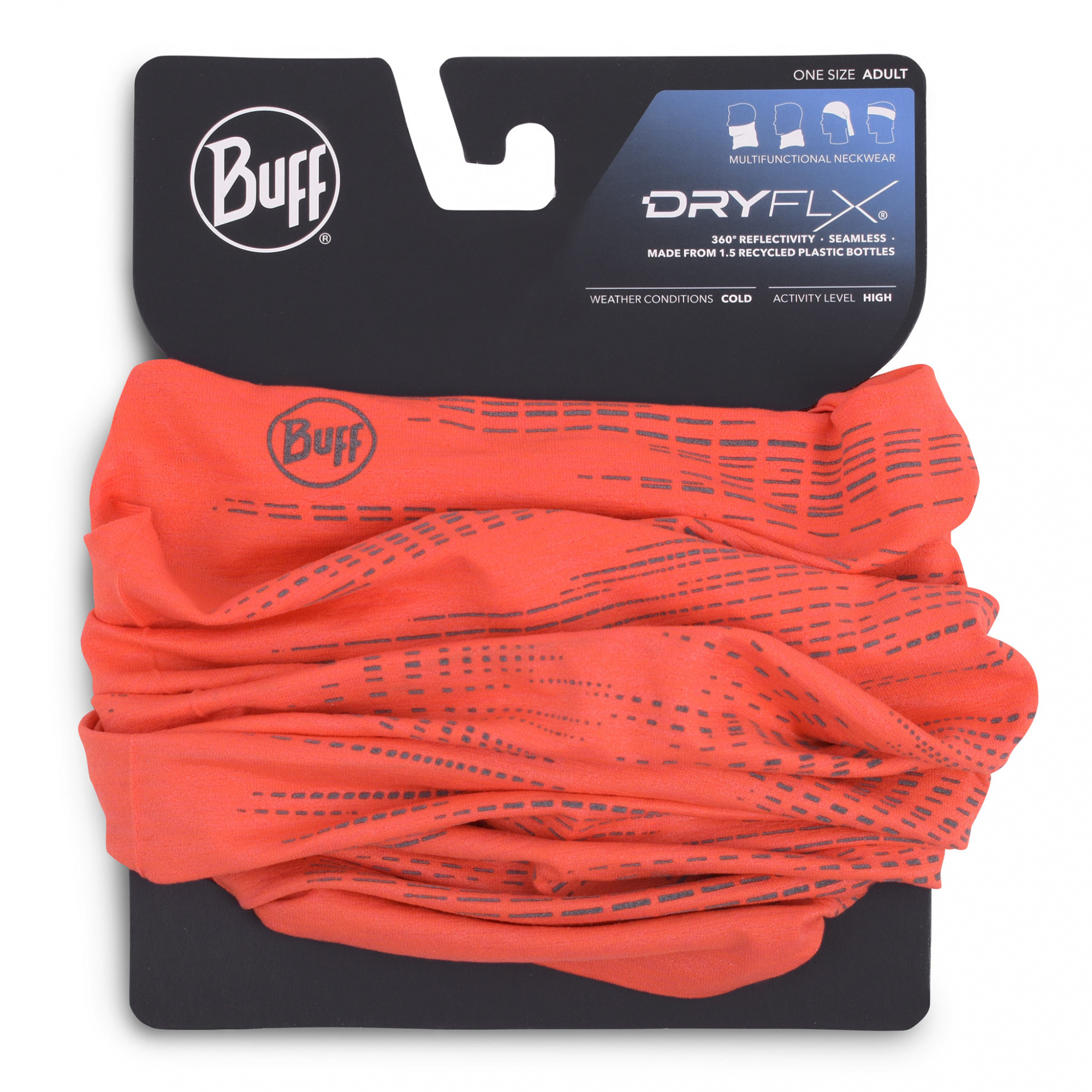 

Бандана Buff Dryflx Orange Red 118096.402.10.00, Красный;оранжевый, Dryflx