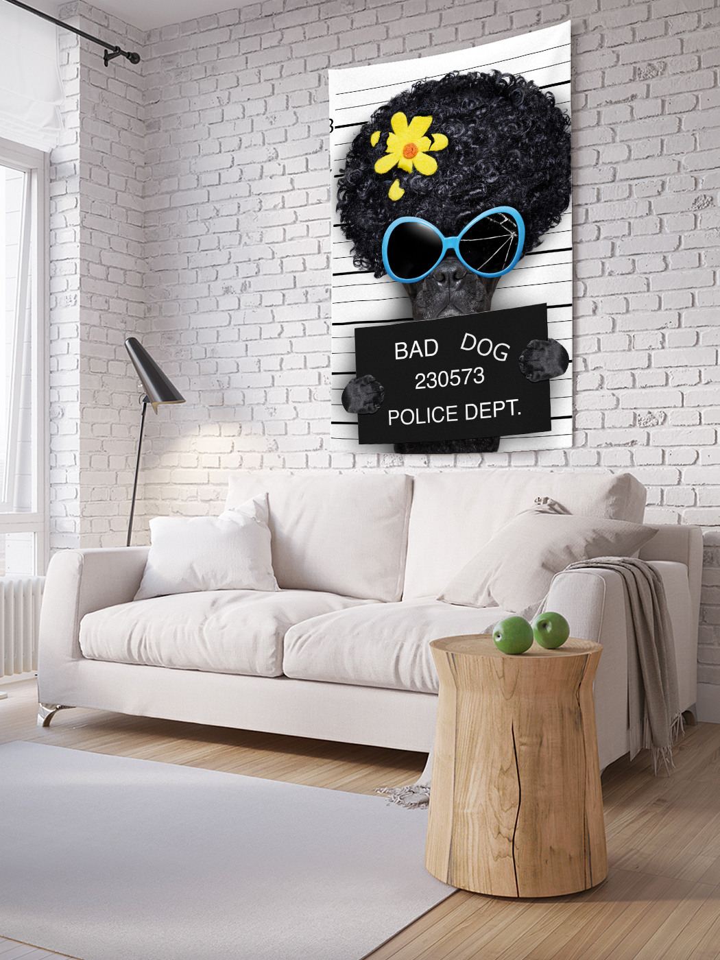 

Вертикальное фотопанно на стену JoyArty Плохая собака 150x200 см, Плохая собака