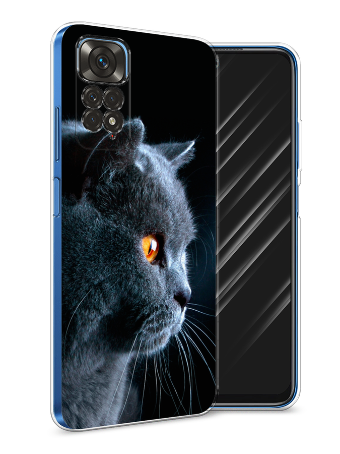 

Чехол Awog на Xiaomi Redmi Note 11 4G Global/Redmi Note 11S "Благородный кот британец", Разноцветный, 313850-2