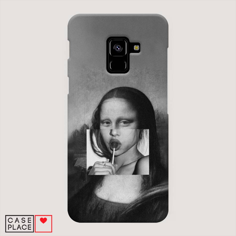 

Пластиковый чехол "Mona Lisa sucking lollipop" на Samsung Galaxy A8 2018, 25420-7