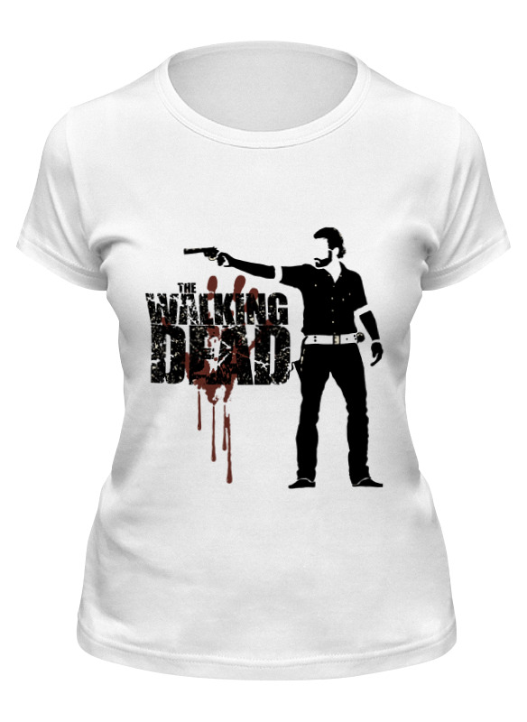 

Футболка женская Printio Ходячие мертвецы (the walking dead) белая XL, Белый, Ходячие мертвецы (the walking dead)