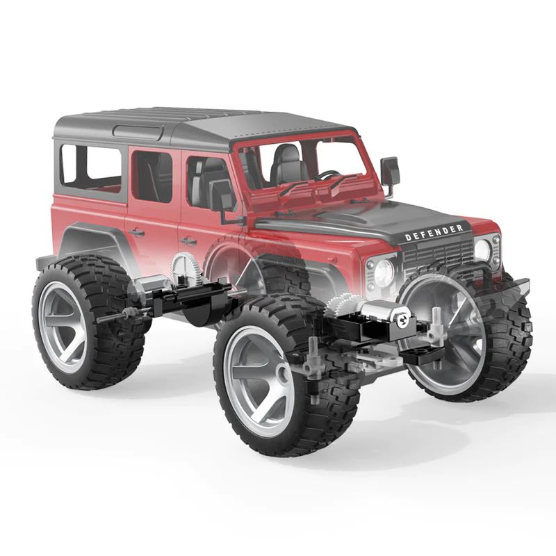 Радиоуправляемая машина Double Eagle Land Rover 4WD, 2.4G, 1/14 RTR, E362-003/RED радиоуправляемая машина double eagle jeep wrangler 4wd фары e340 003 red