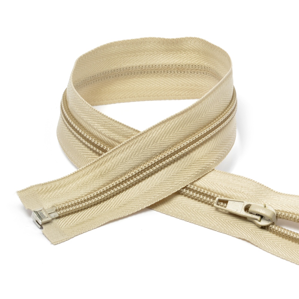 

Молния MaxZipper пластиковая 50 шт, Бежевый