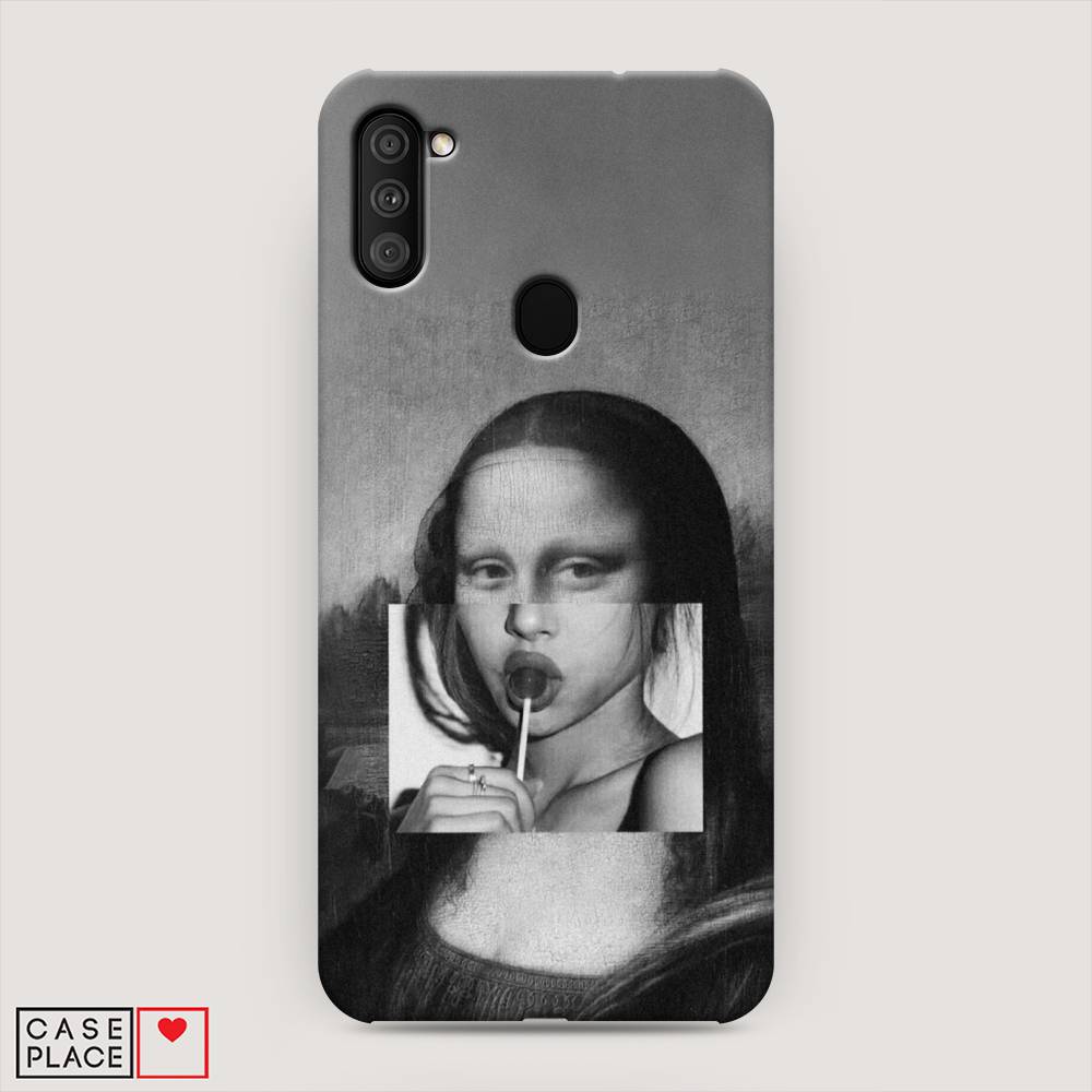 

Пластиковый чехол "Mona Lisa sucking lollipop" на Samsung Galaxy M11, 2100620-7