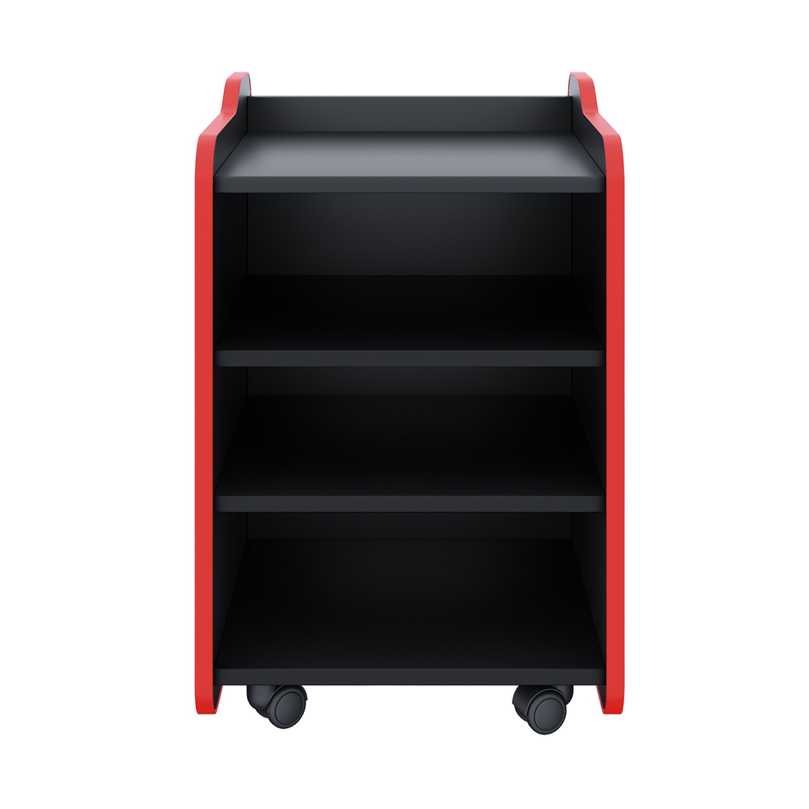 фото Тумба для игрового компьютерного стола vmmgame case lite 40 black red