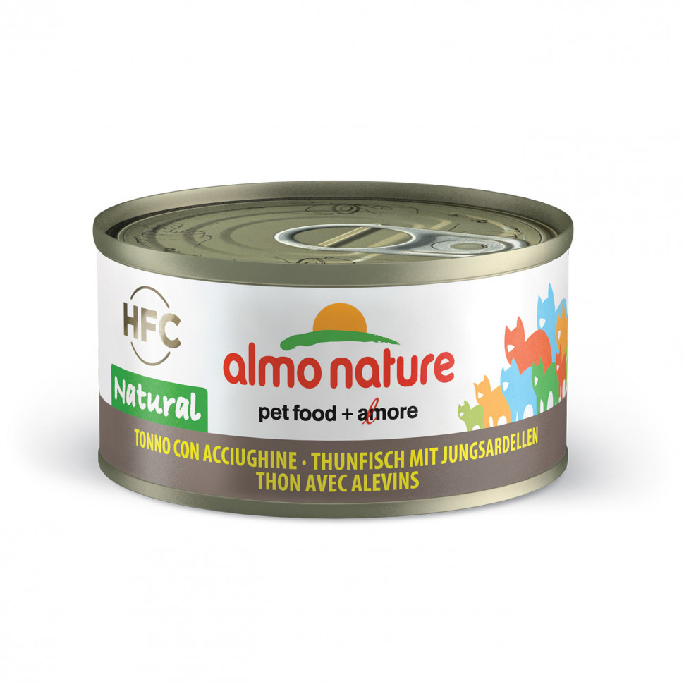 

Консервы для кошек Almo Nature Legend Adult с тунцом и мальками в бульоне, 24шт по 70г