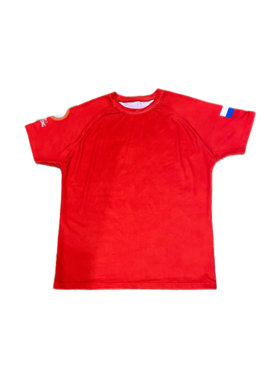 Рашгард короткий рукав детский RUS красный 152 см