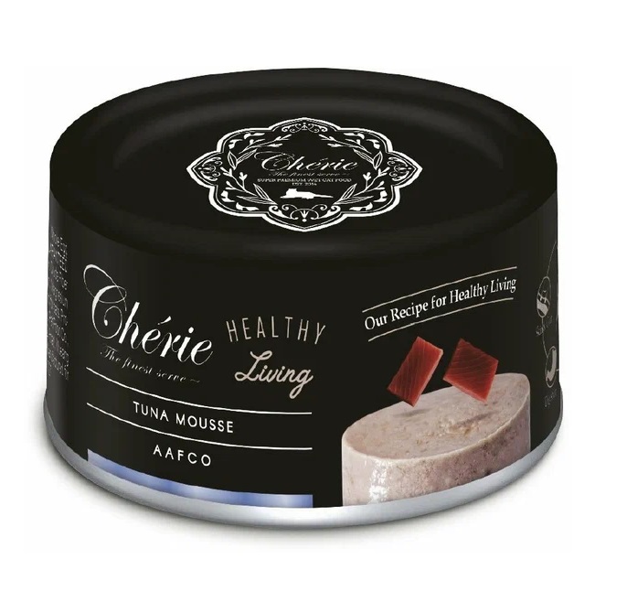 

Консервы для кошек Pettric Cherie Healthy Living из тунца, 24шт по 80г