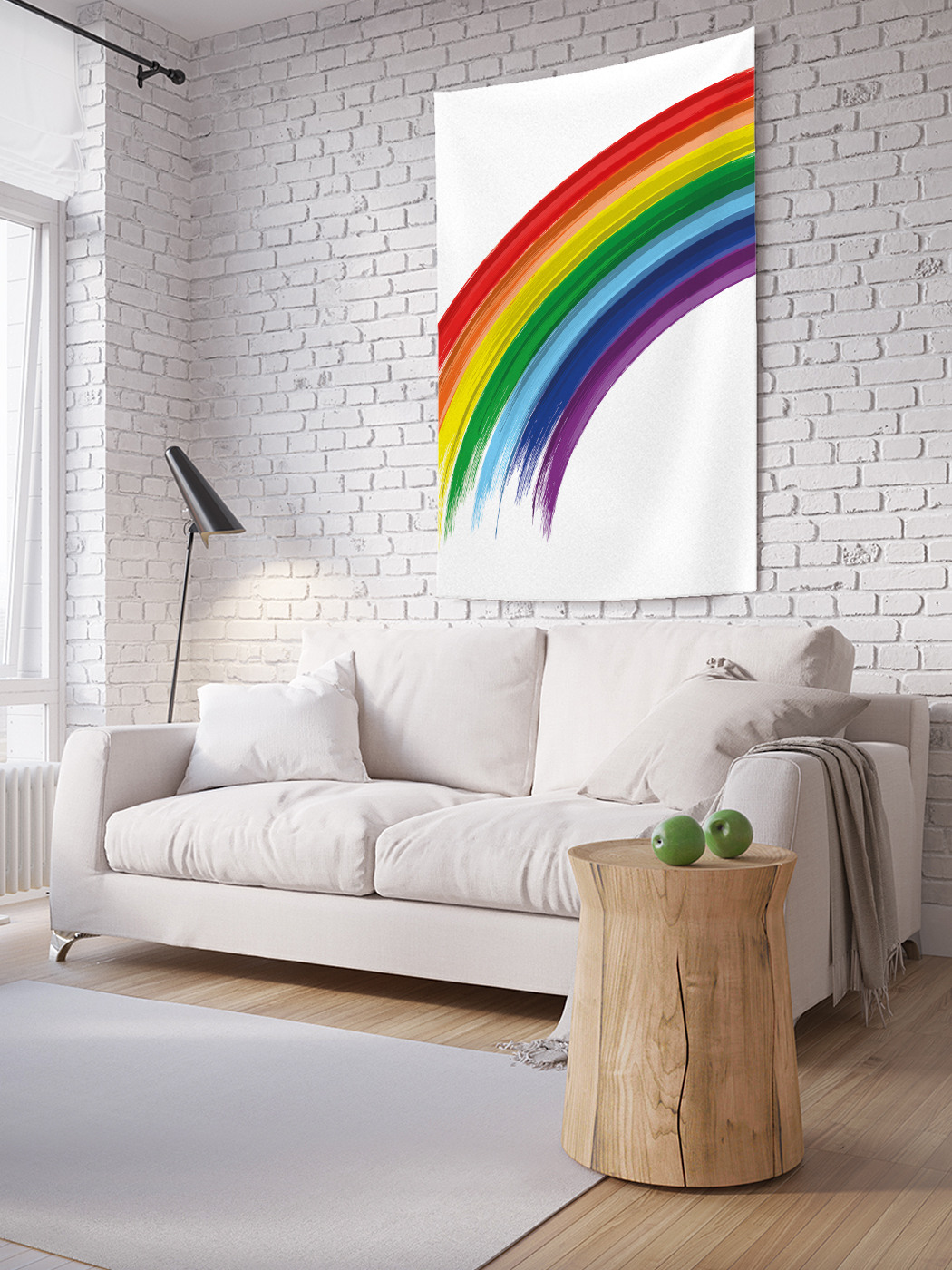 

Вертикальное фотопанно на стену JoyArty Мазки радуги 150x200 см, Мазки радуги