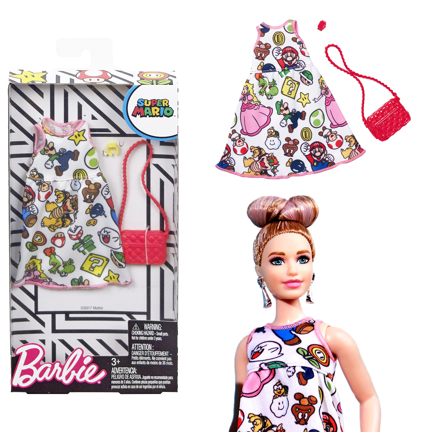 

Набор одежды для Barbie, серия Super Mario, FKR82