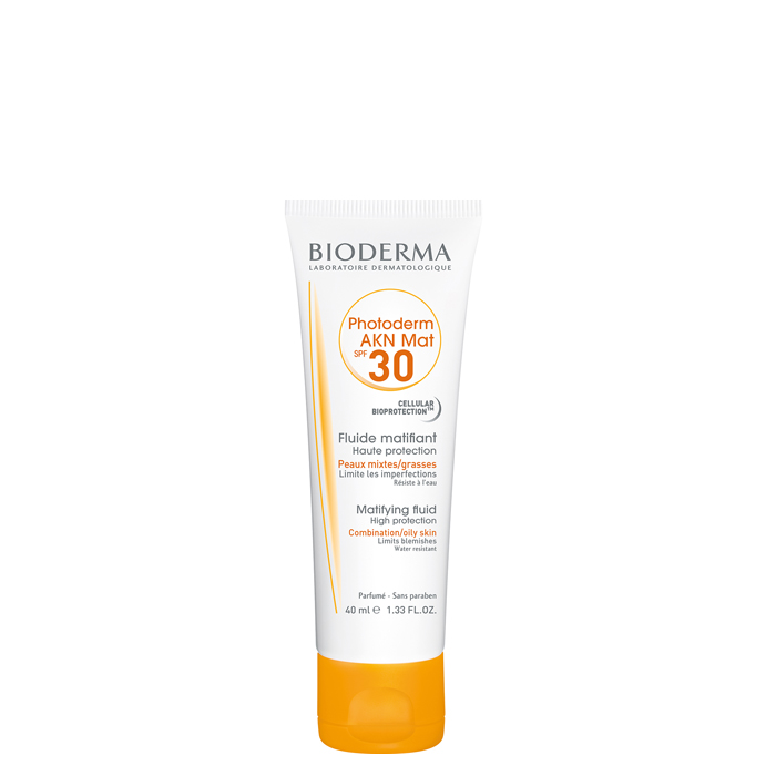 фото Эмульсия bioderma photoderm akn spf30 матирующая, 40 мл