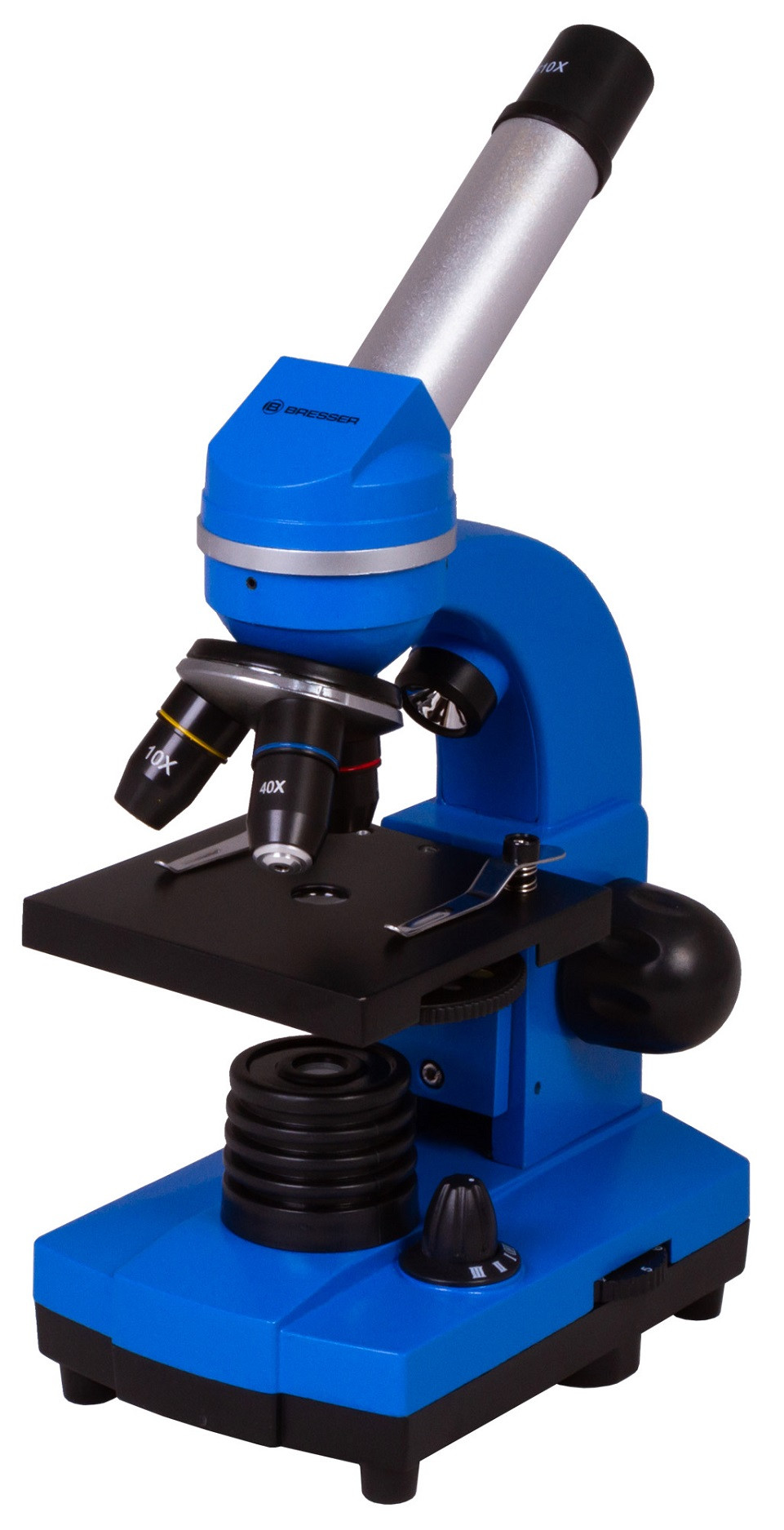 Микроскоп Bresser Junior Biolux SEL 40–1600x, синий bresser микроскоп junior biolux sel 40–1600x в кейсе