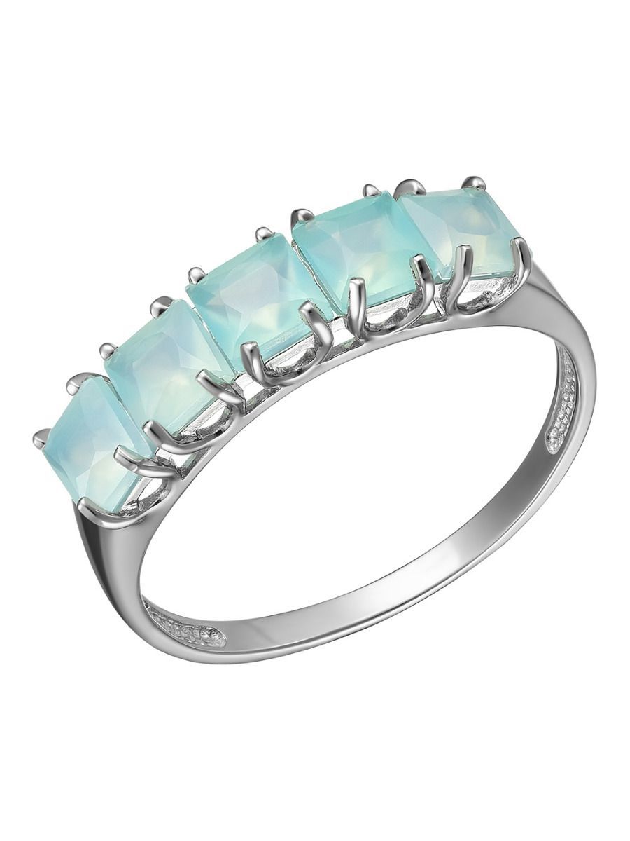 Кольцо из серебра р. 17,5 Ювелирочка 1057233, агат