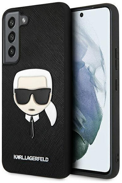

Чехол CG Mobile Karl Lagerfeld PU Saffiano Karl's Head Hard для Galaxy S22, черный, PU Saffiano Karl's Head